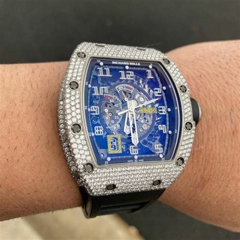 how much is a iced out richard mille|richard mille diamond women.